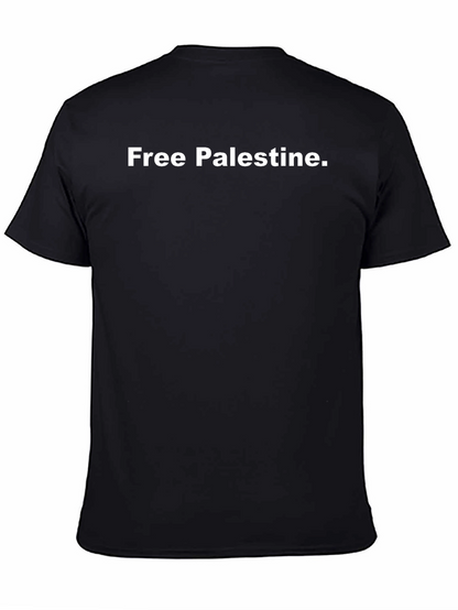 Camiseta Negra Free Palestine