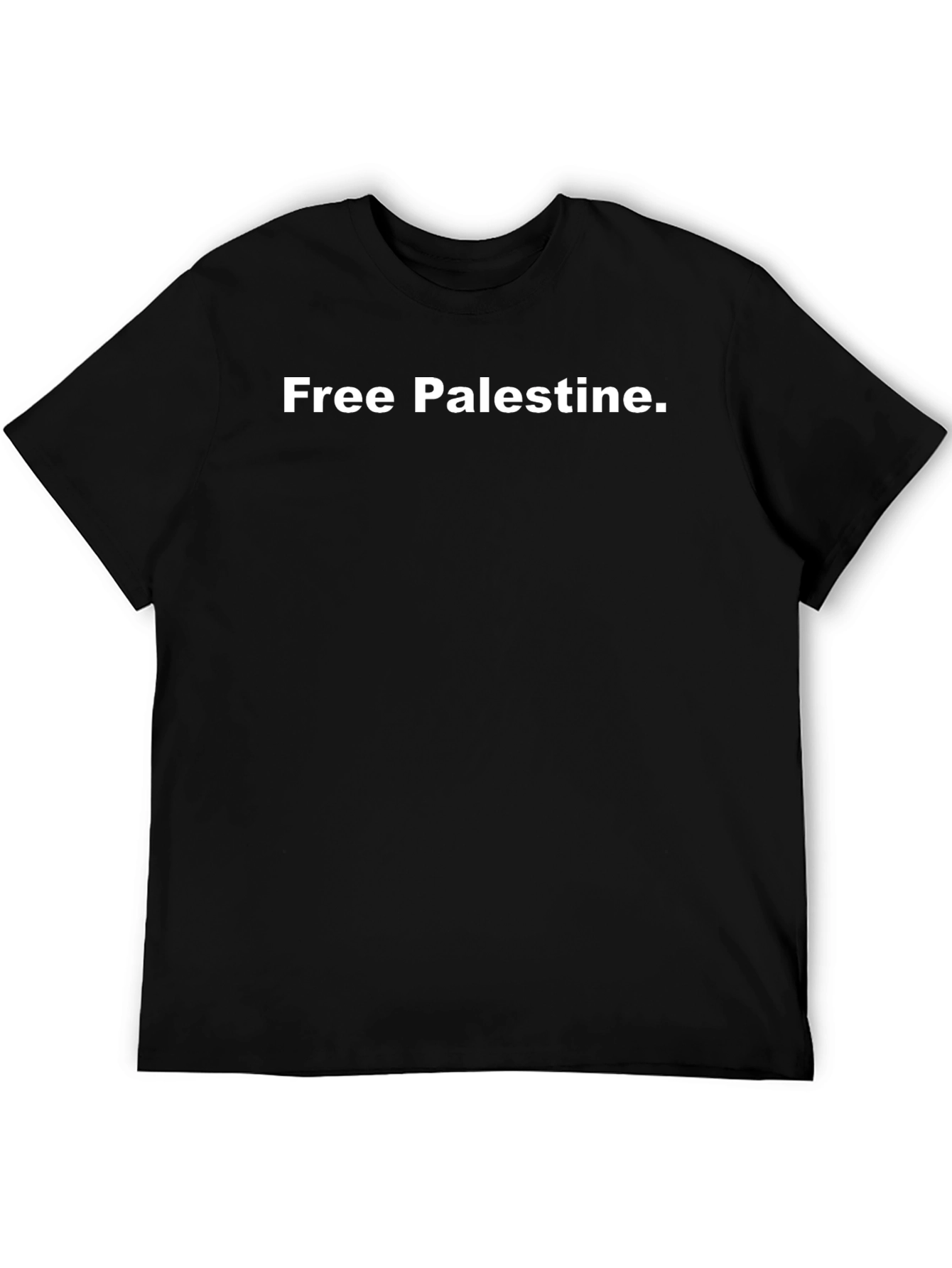 Camiseta Negra Free Palestine