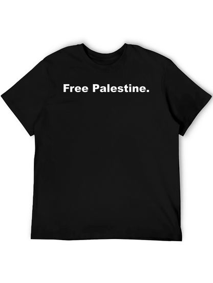 Camiseta Negra Free Palestine