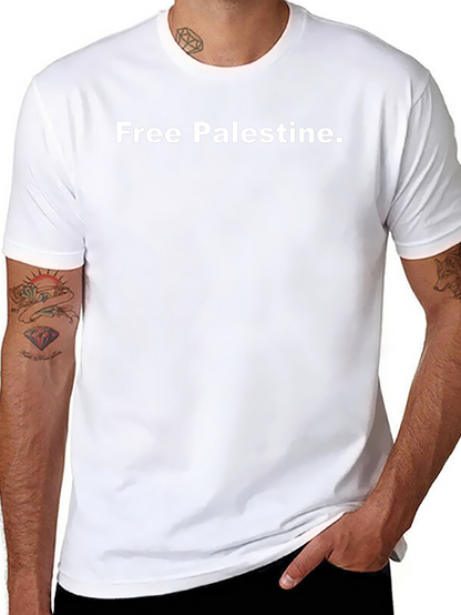 Camiseta Negra Free Palestine