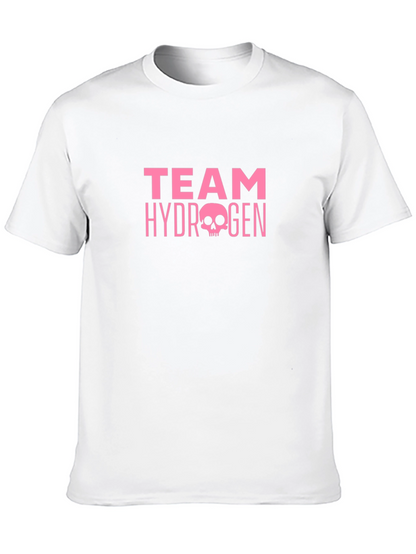 Camiseta Negra Team Hydrogen Calavera
