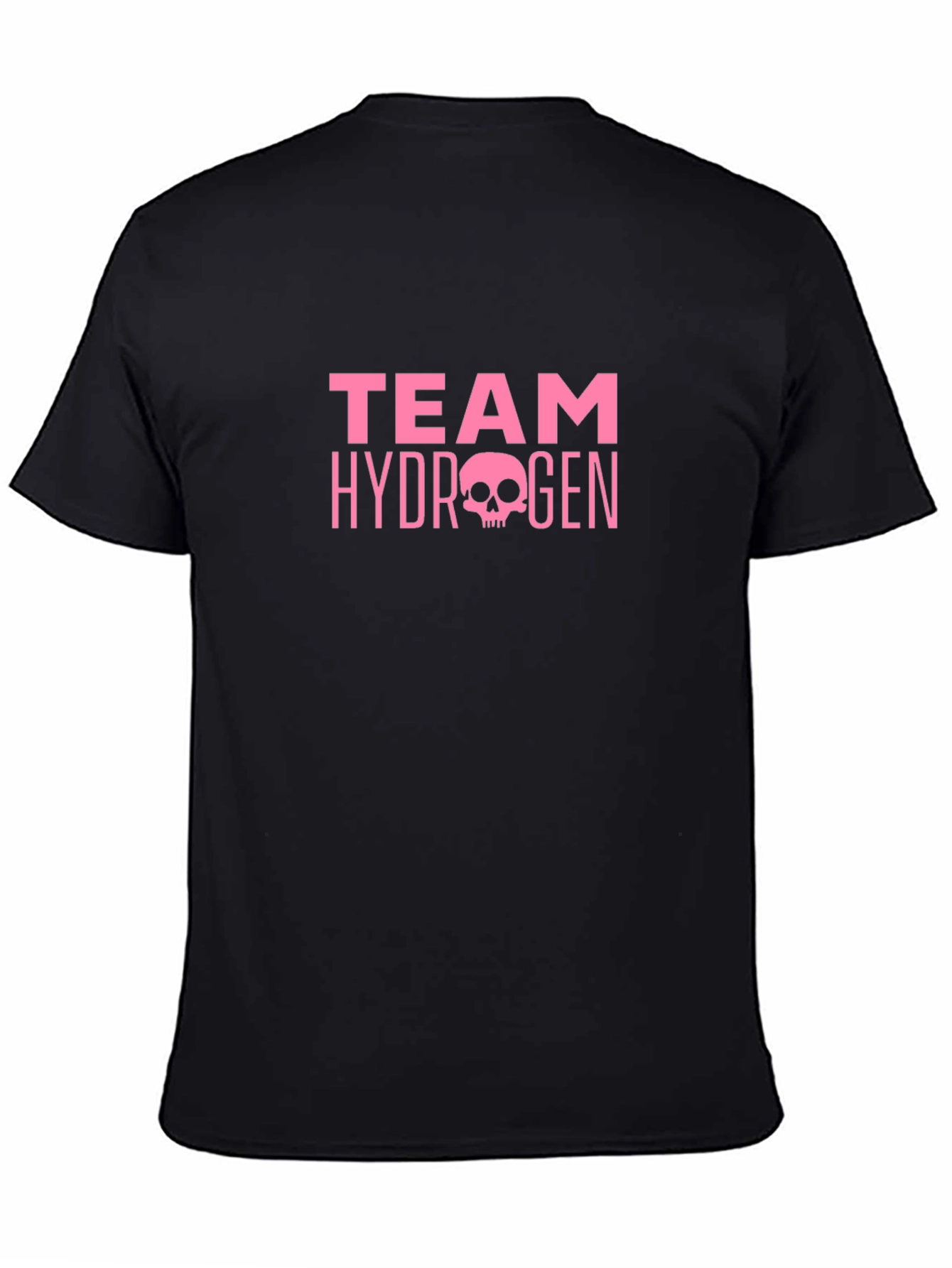 Camiseta Negra Team Hydrogen Calavera