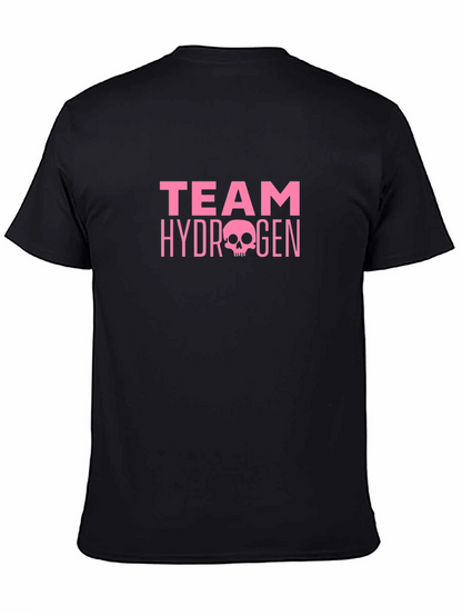 Camiseta Negra Team Hydrogen Calavera