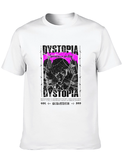 Camiseta Negra Dystopia Anime