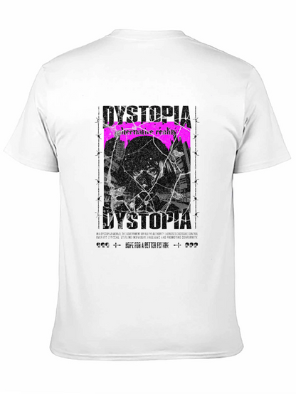 Camiseta Negra Dystopia Anime