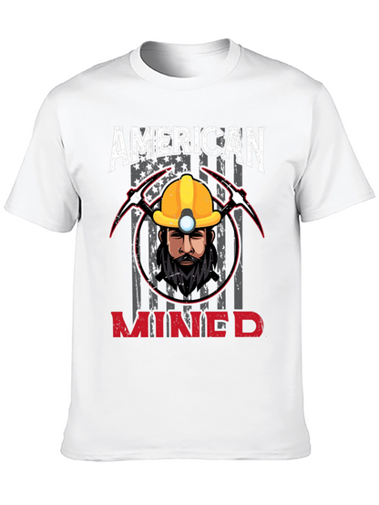 Camiseta Americana Minero - Diseño Único
