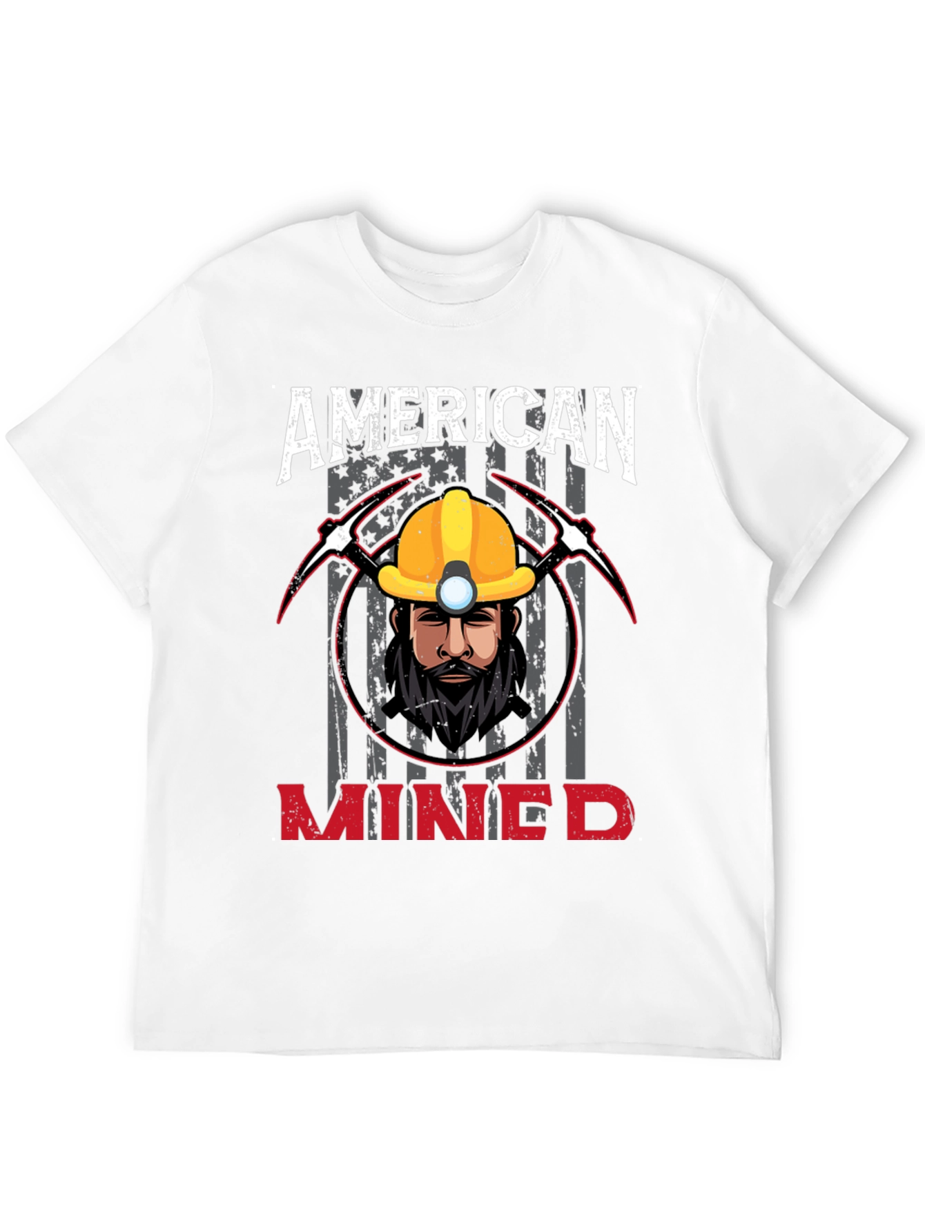 Camiseta Americana Minero - Diseño Único