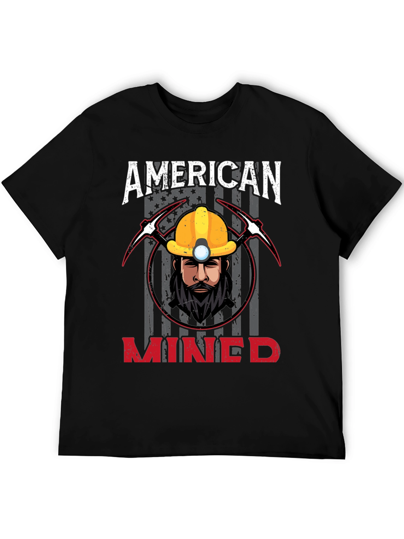 Camiseta Americana Minero - Diseño Único