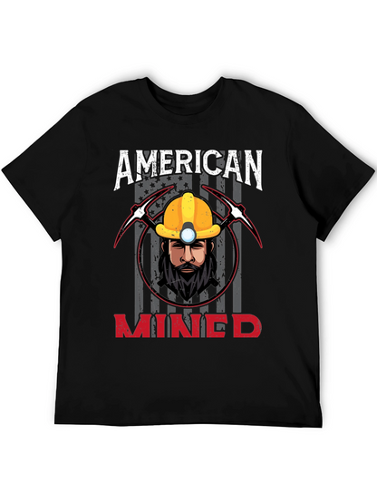 Camiseta Americana Minero - Diseño Único