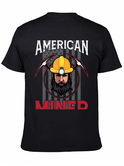 Camiseta Americana Minero - Diseño Único