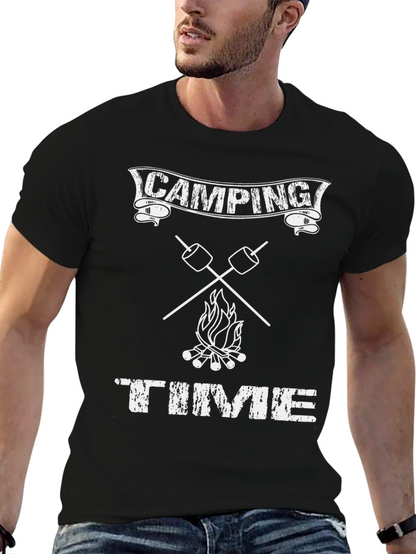Camiseta Camping Time - Aventura al Aire Libre