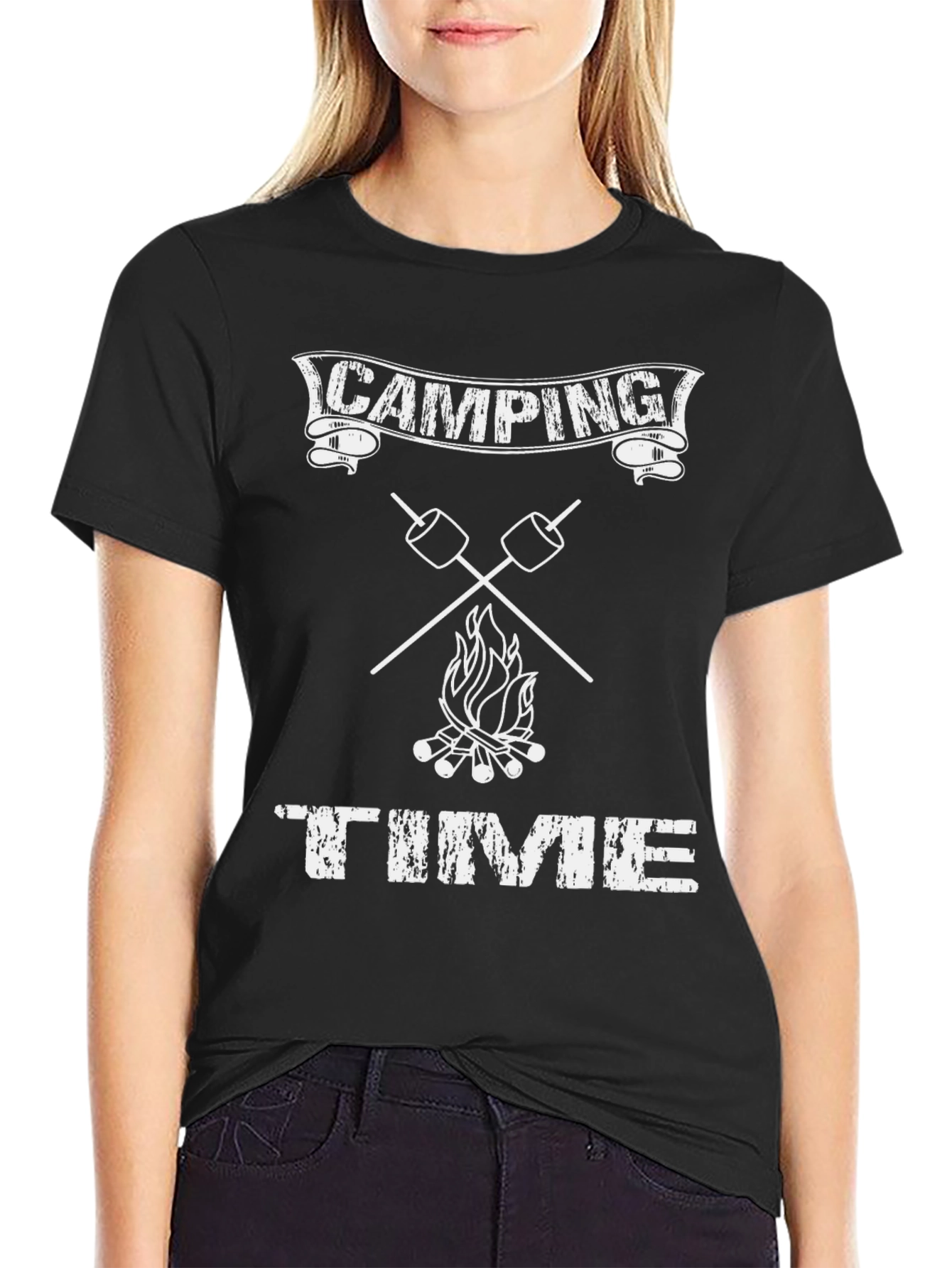 Camiseta Camping Time - Aventura al Aire Libre