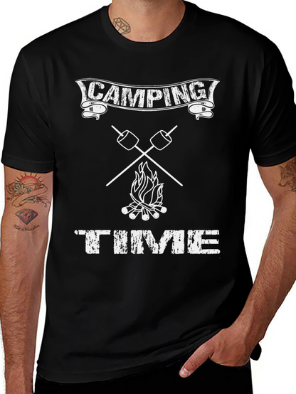 Camiseta Camping Time - Aventura al Aire Libre