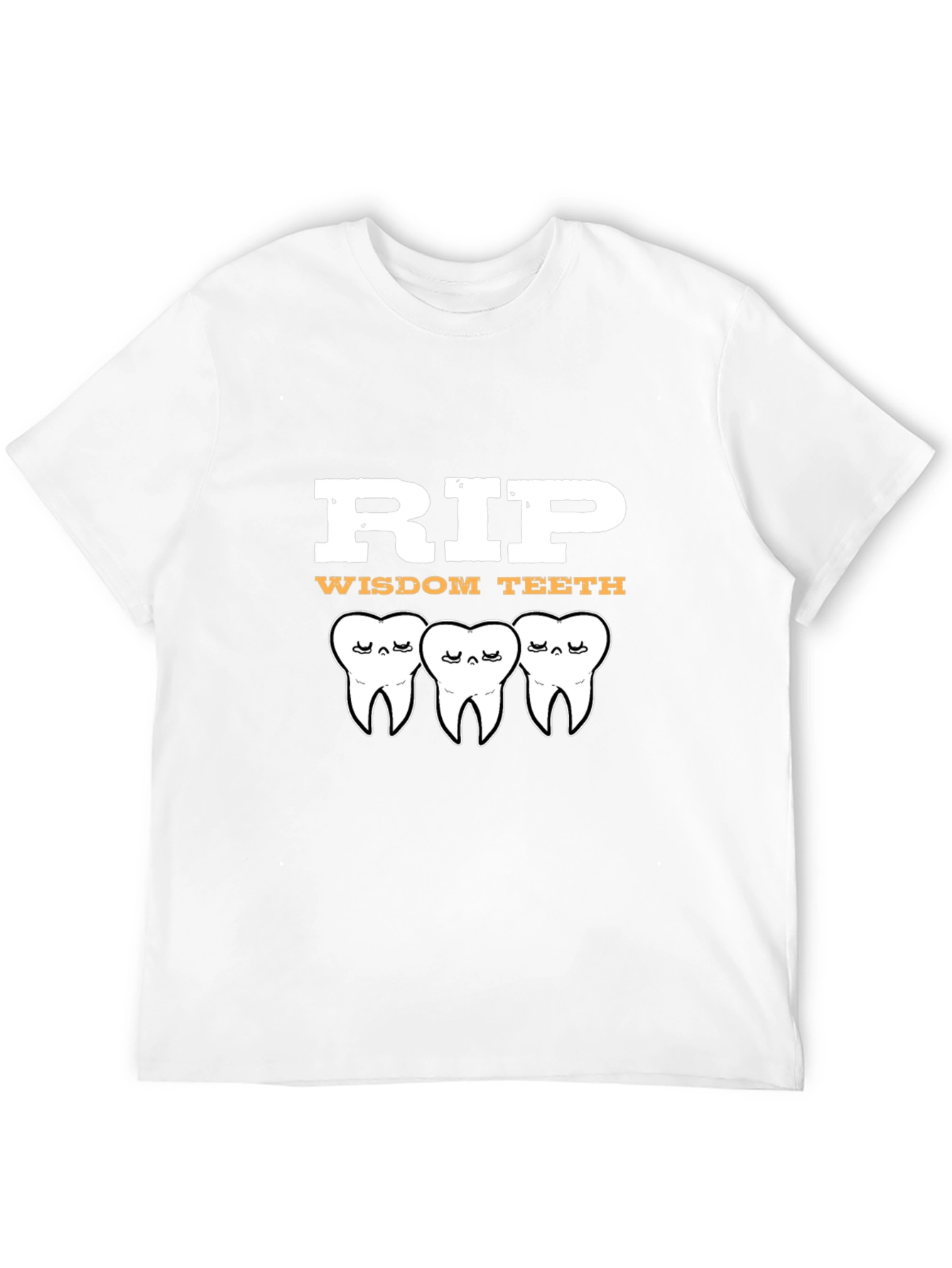 Camiseta Negra RIP Wisdom Teeth