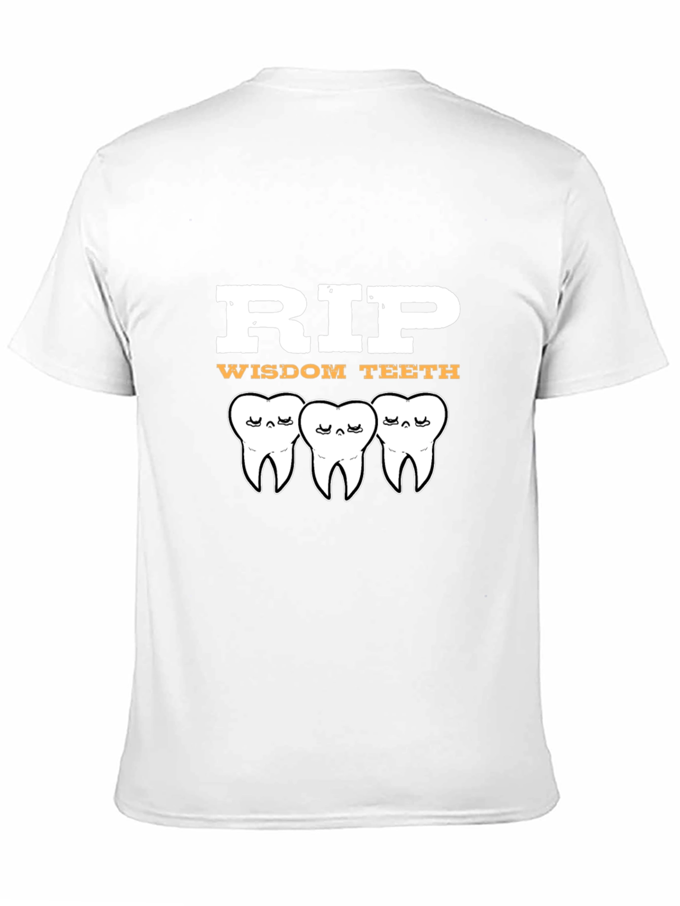 Camiseta Negra RIP Wisdom Teeth