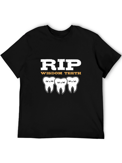 Camiseta Negra RIP Wisdom Teeth