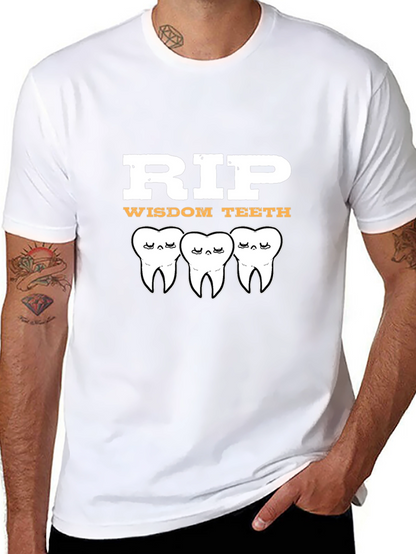 Camiseta Negra RIP Wisdom Teeth