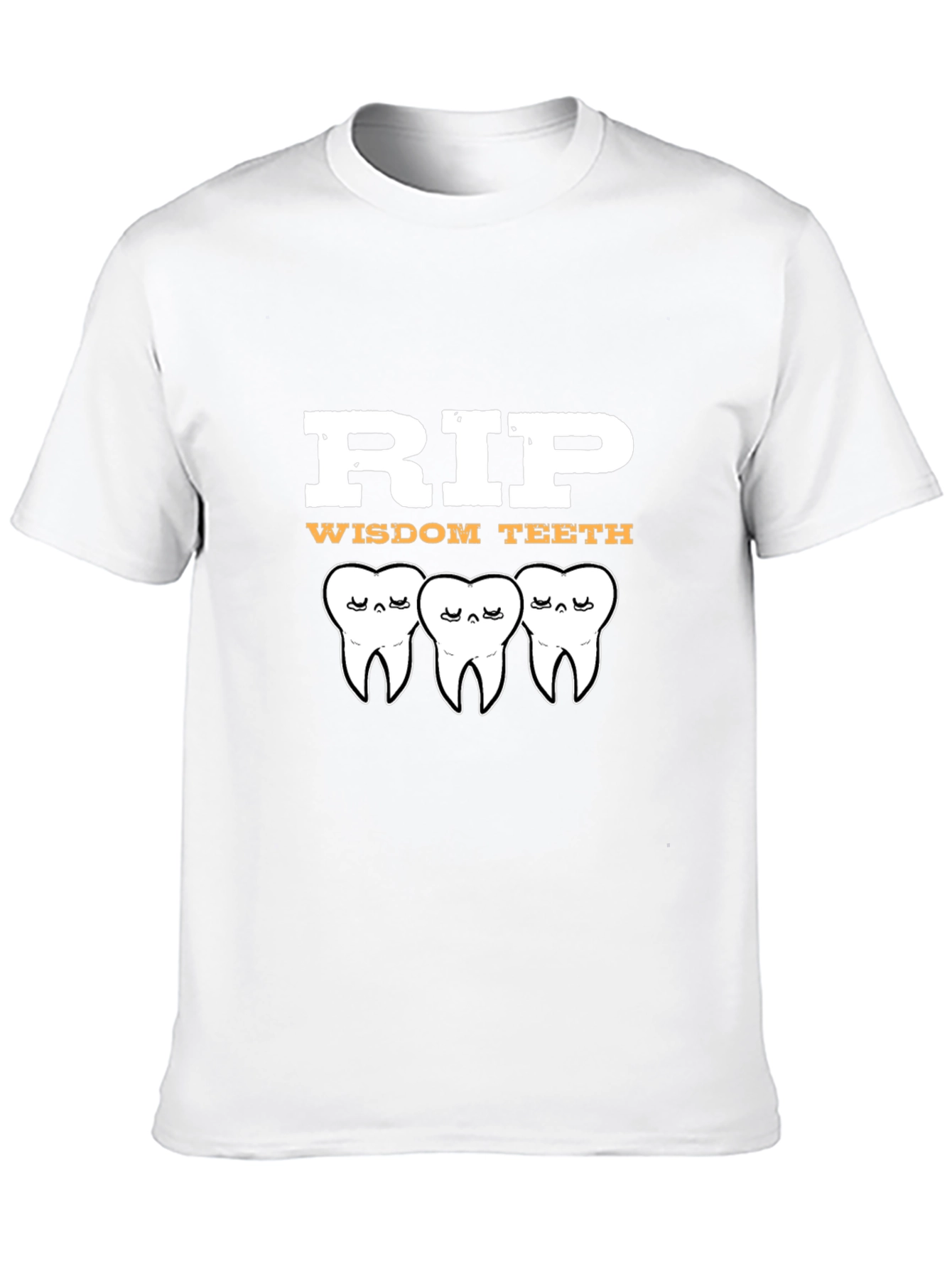 Camiseta Negra RIP Wisdom Teeth