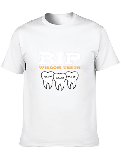 Camiseta Negra RIP Wisdom Teeth
