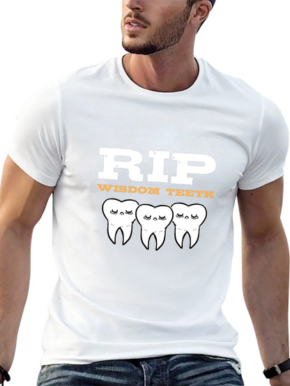 Camiseta Negra RIP Wisdom Teeth