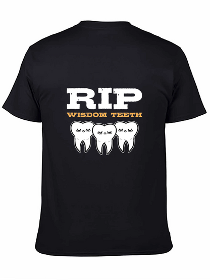 Camiseta Negra RIP Wisdom Teeth