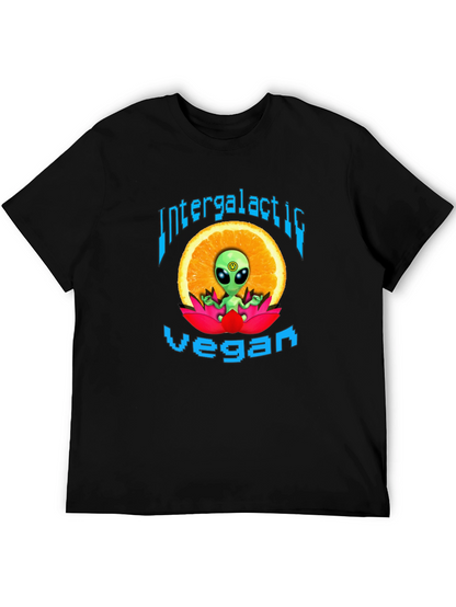 Camiseta Vegana Intergaláctica - Diseño Alienígena