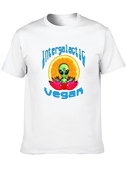 Camiseta Vegana Intergaláctica - Diseño Alienígena
