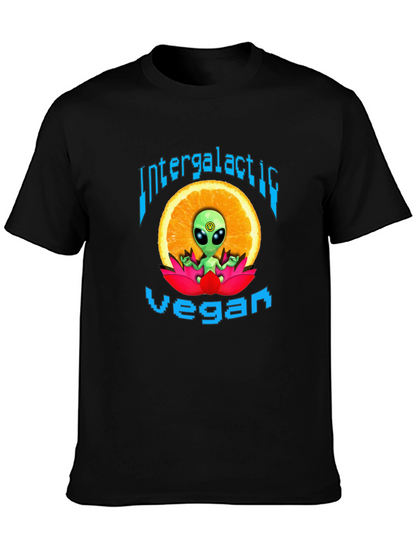 Camiseta Vegana Intergaláctica - Diseño Alienígena
