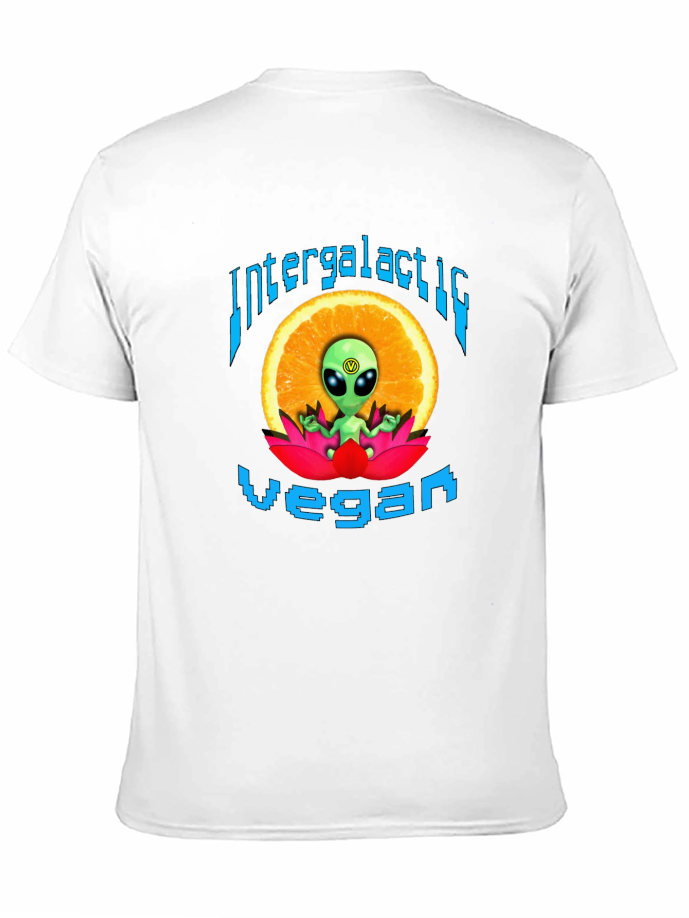 Camiseta Vegana Intergaláctica - Diseño Alienígena