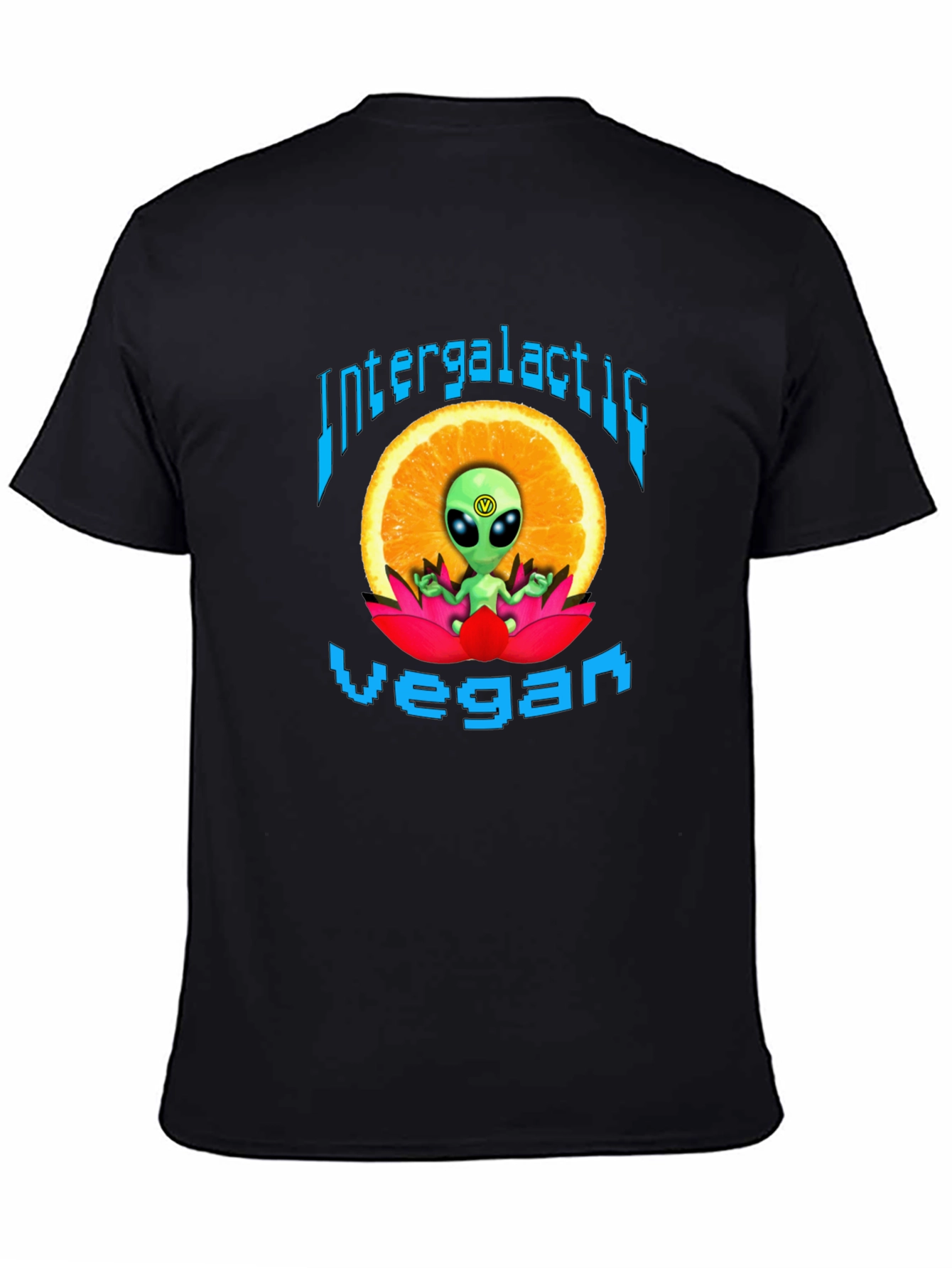 Camiseta Vegana Intergaláctica - Diseño Alienígena