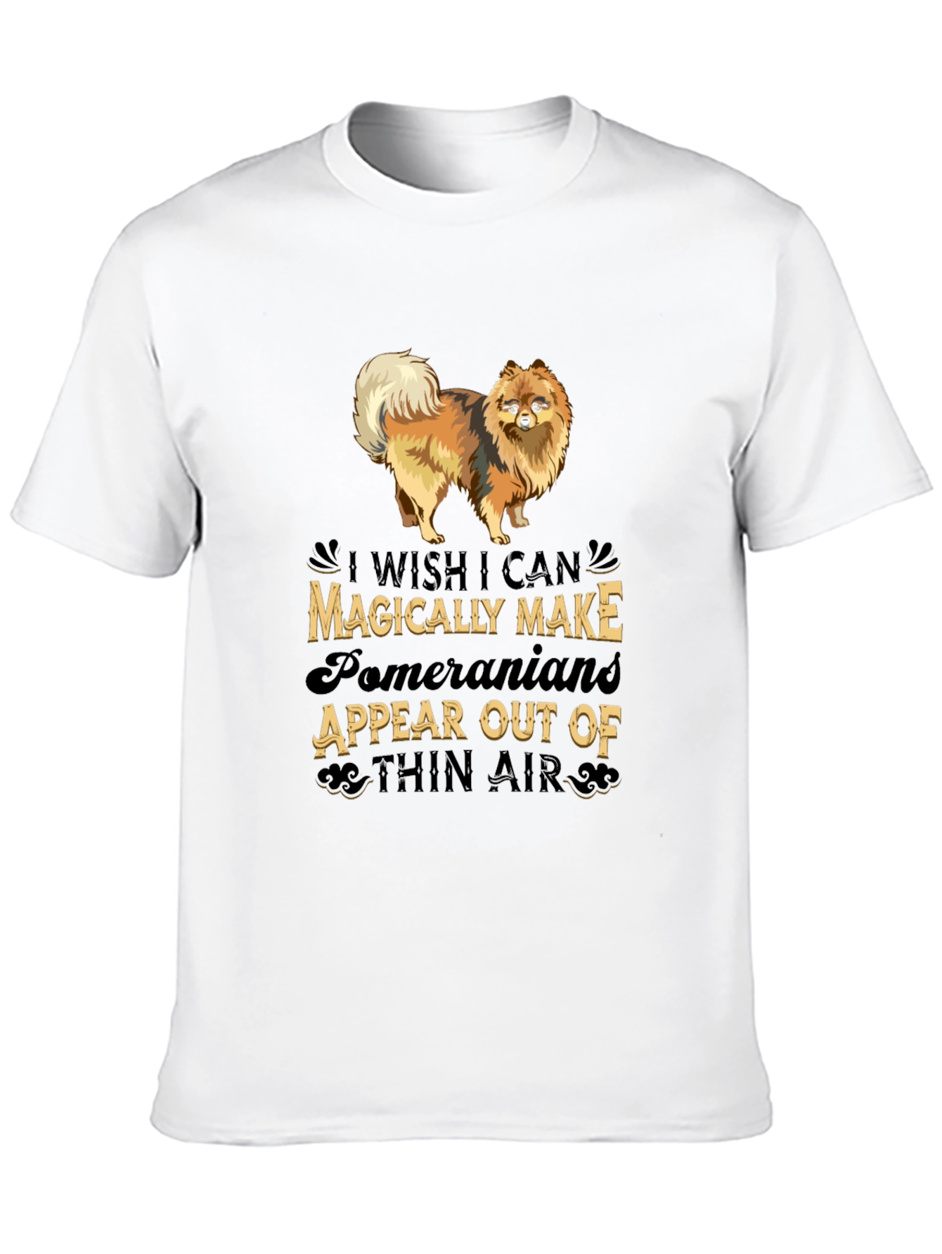 Camiseta Pomerania Mágica: ¡Aparece de la Nada!