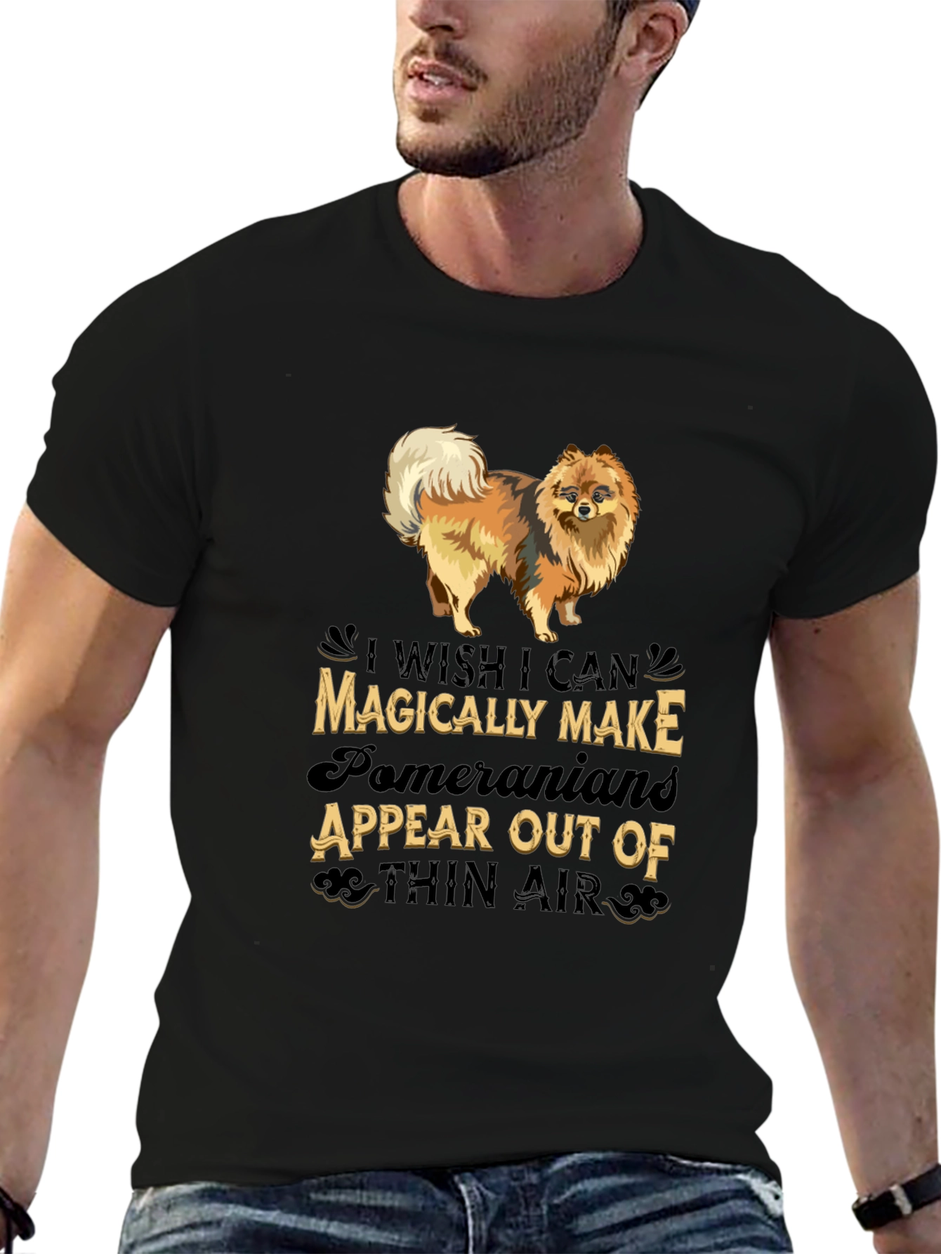 Camiseta Pomerania Mágica: ¡Aparece de la Nada!