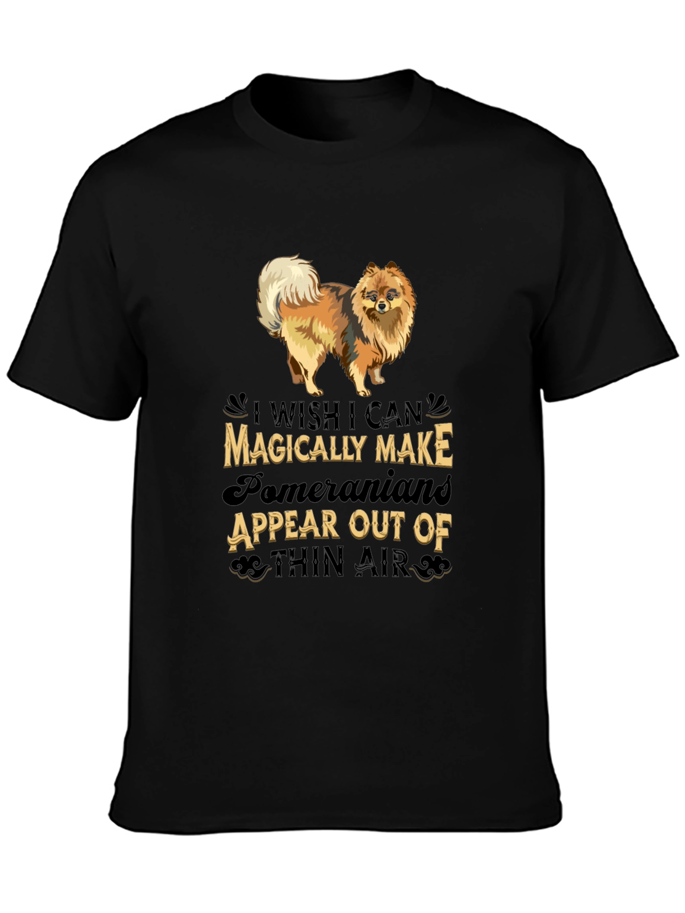 Camiseta Pomerania Mágica: ¡Aparece de la Nada!