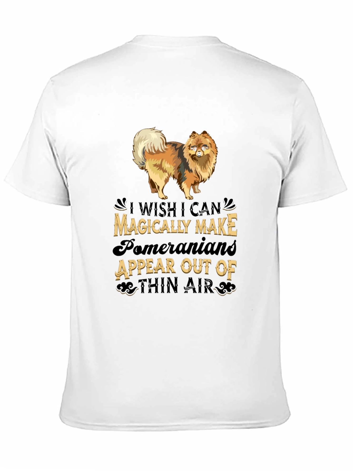 Camiseta Pomerania Mágica: ¡Aparece de la Nada!