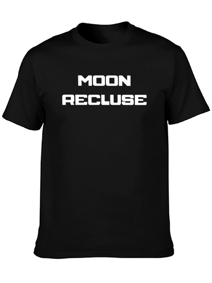 Camiseta Negra Moon Recluse - Estilo Casual