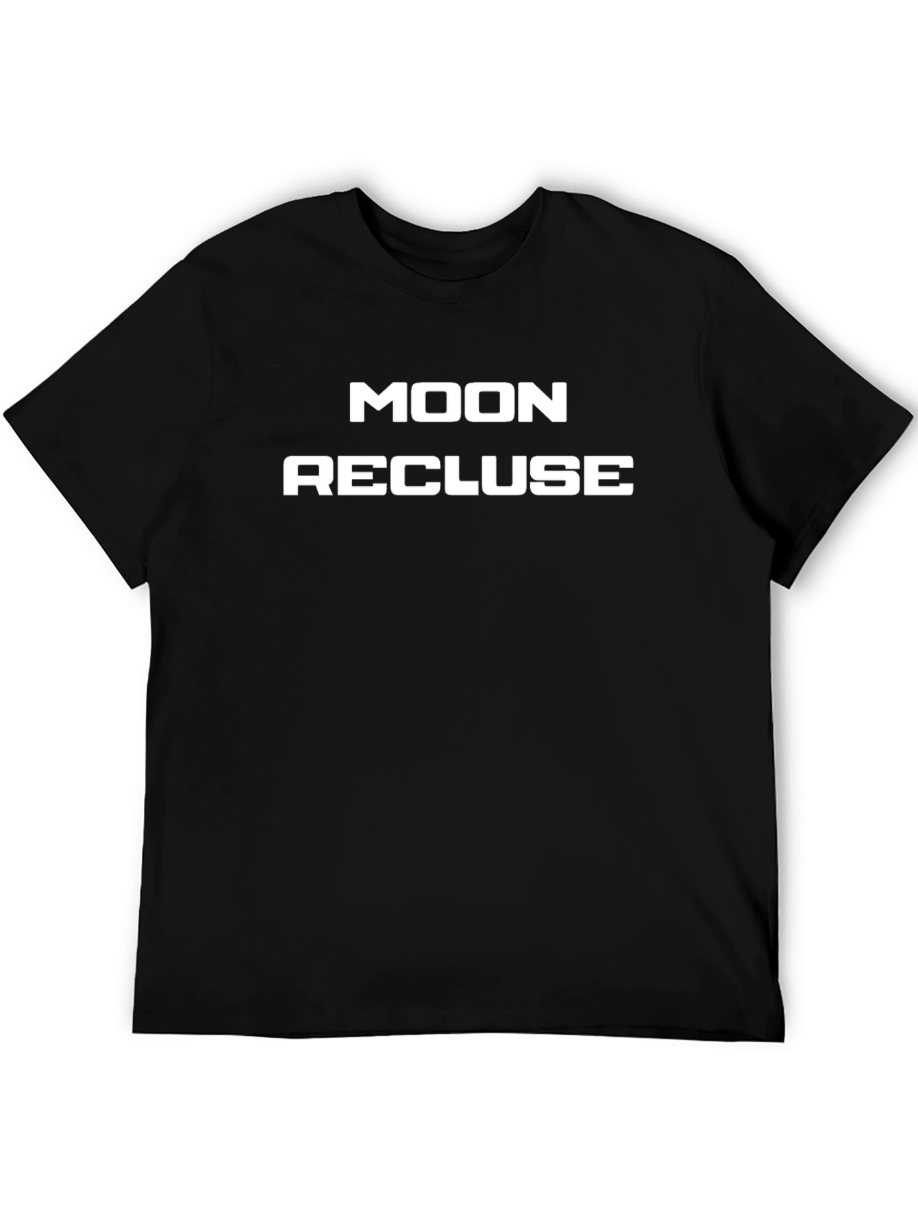 Camiseta Negra Moon Recluse - Estilo Casual