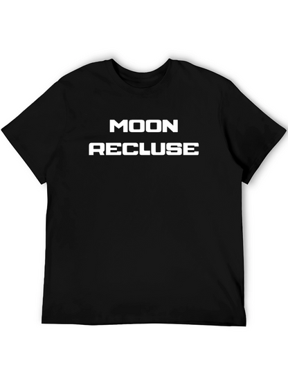 Camiseta Negra Moon Recluse - Estilo Casual