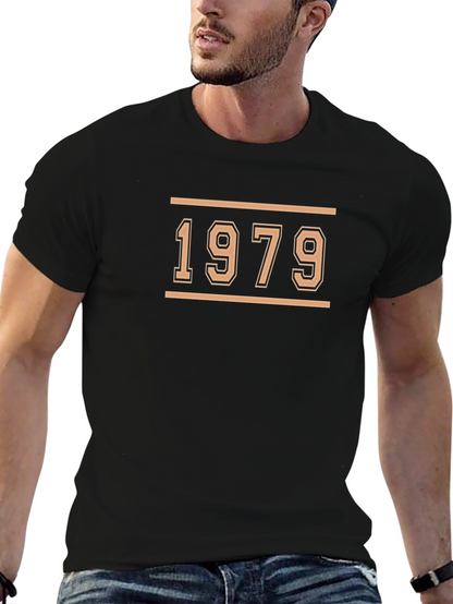 Camiseta Negra Retro 1979 para Hombre