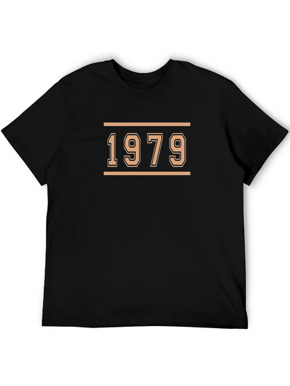 Camiseta Negra Retro 1979 para Hombre
