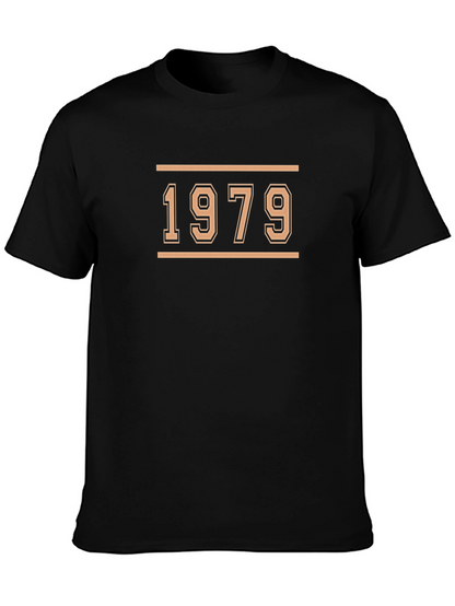Camiseta Negra Retro 1979 para Hombre