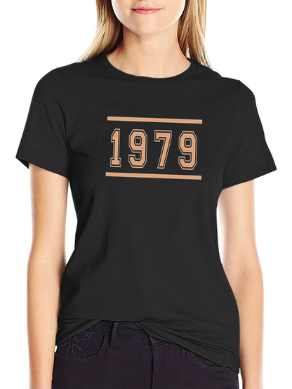 Camiseta Negra Retro 1979 para Hombre