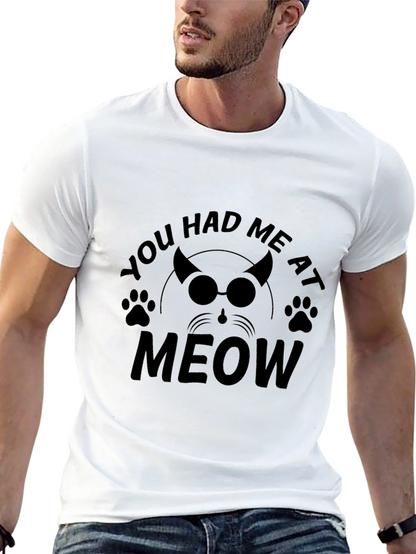 Camiseta Negra Me Tuviste al Meow