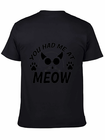 Camiseta Negra Me Tuviste al Meow