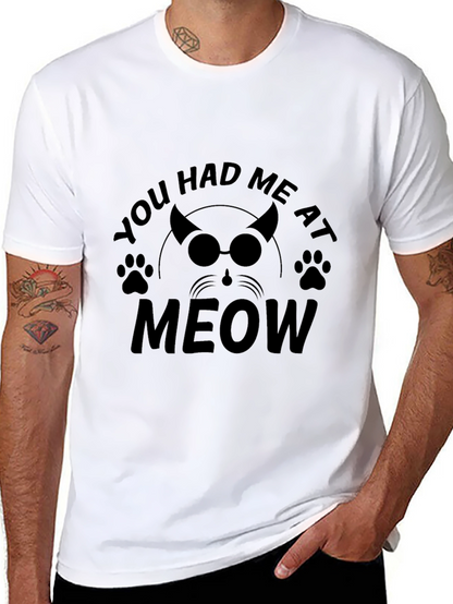 Camiseta Negra Me Tuviste al Meow