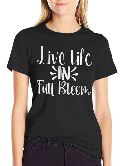 Camiseta Negra con Diseño Inspirador