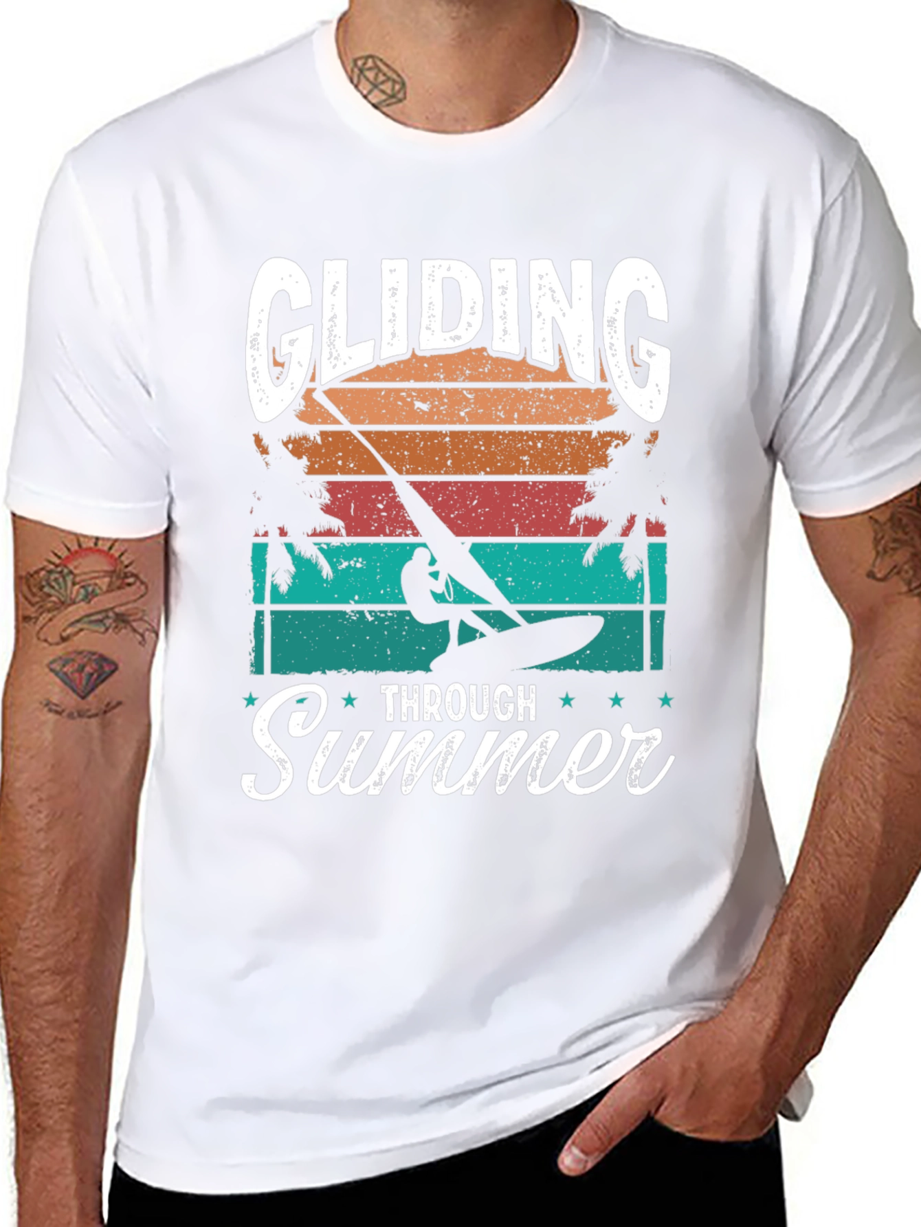 Camiseta Gráfica Verano - Navegación