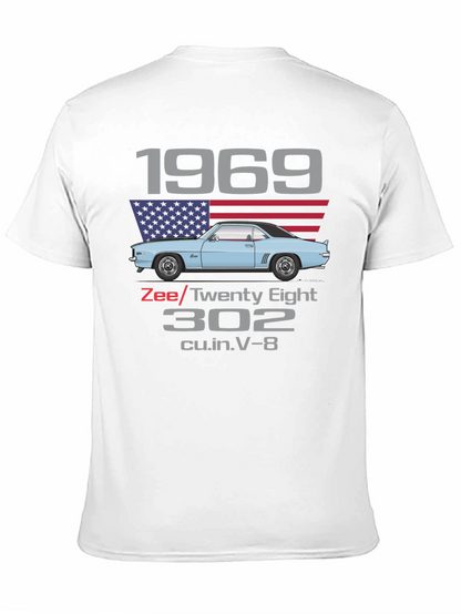 Camiseta Clásica Coche 1969 Zee/Twenty Eight
