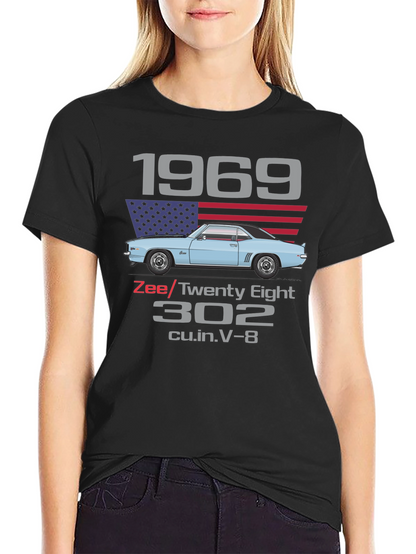 Camiseta Clásica Coche 1969 Zee/Twenty Eight