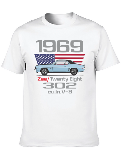 Camiseta Clásica Coche 1969 Zee/Twenty Eight