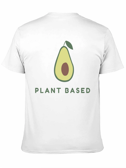 Camiseta Negra Vegana con Diseño de Aguacate